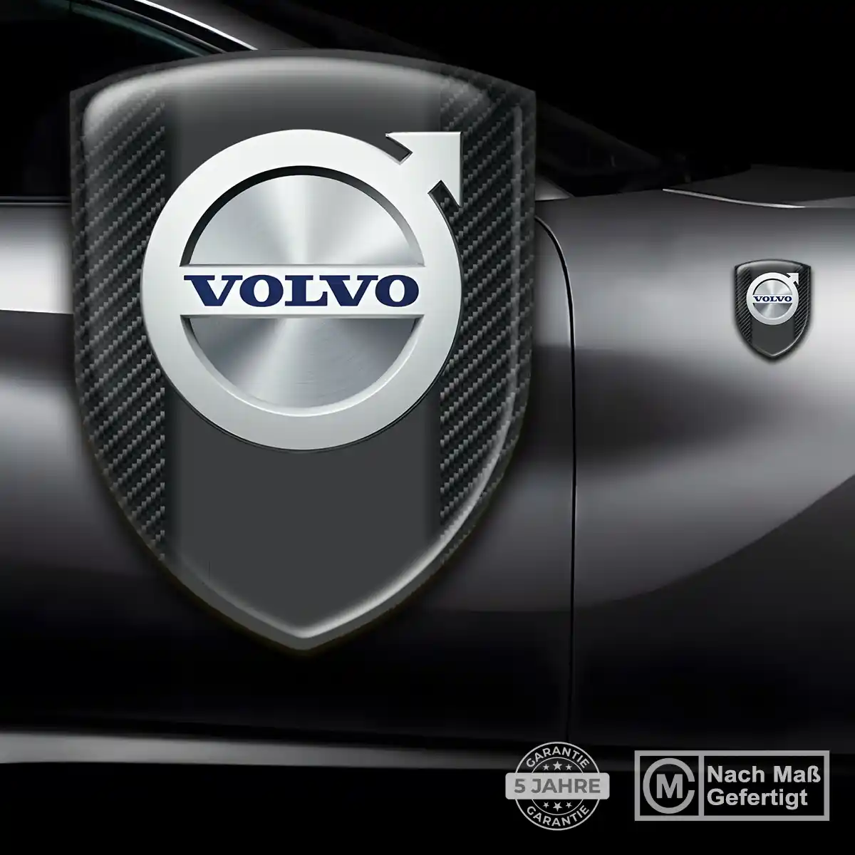 Volvo Embleme Silikon Aufkleber Erstklassige Qualität