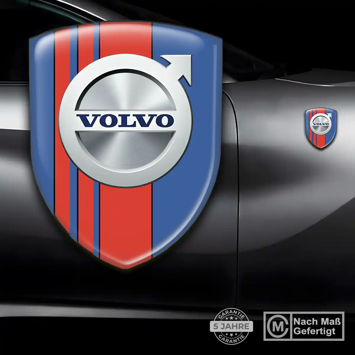 Volvo Embleme Silikon Aufkleber Markenedition