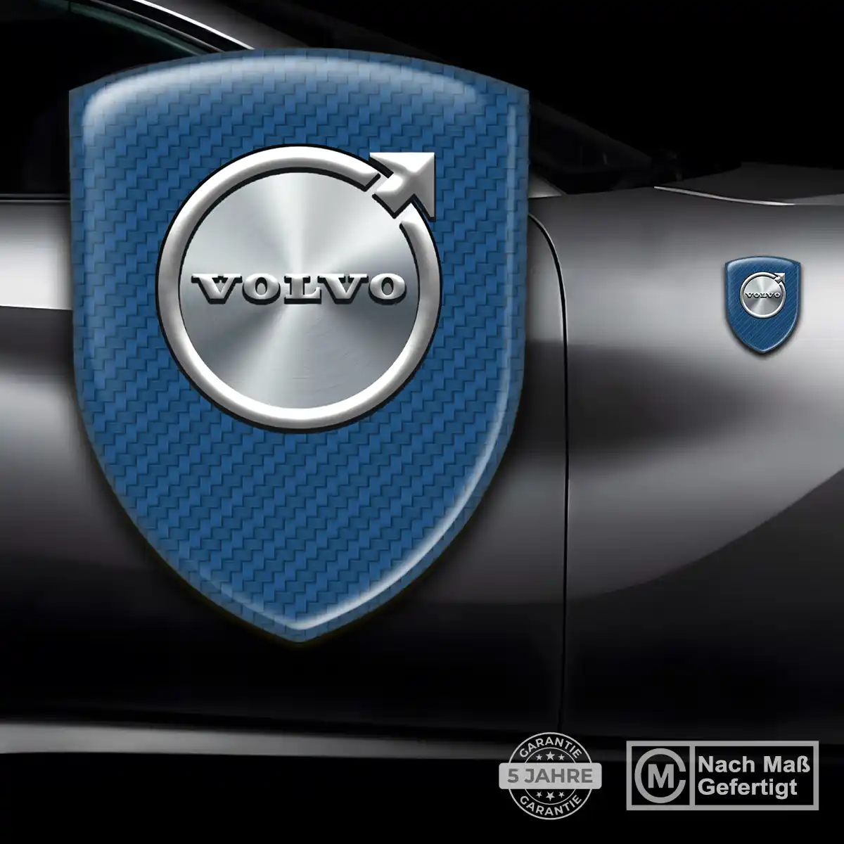 Volvo Embleme Silikon Aufkleber Tuningfahrzeug