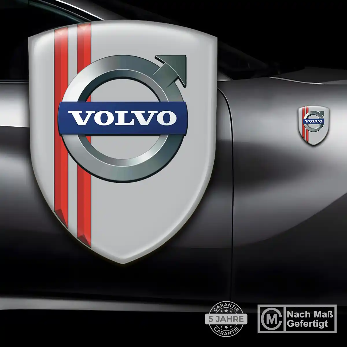 Volvo Silikon Aufkleber Auto Edles Design