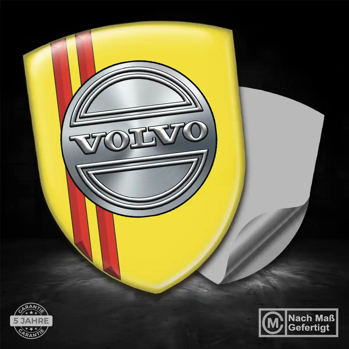 Volvo Silikon Aufkleber Auto Markenedition