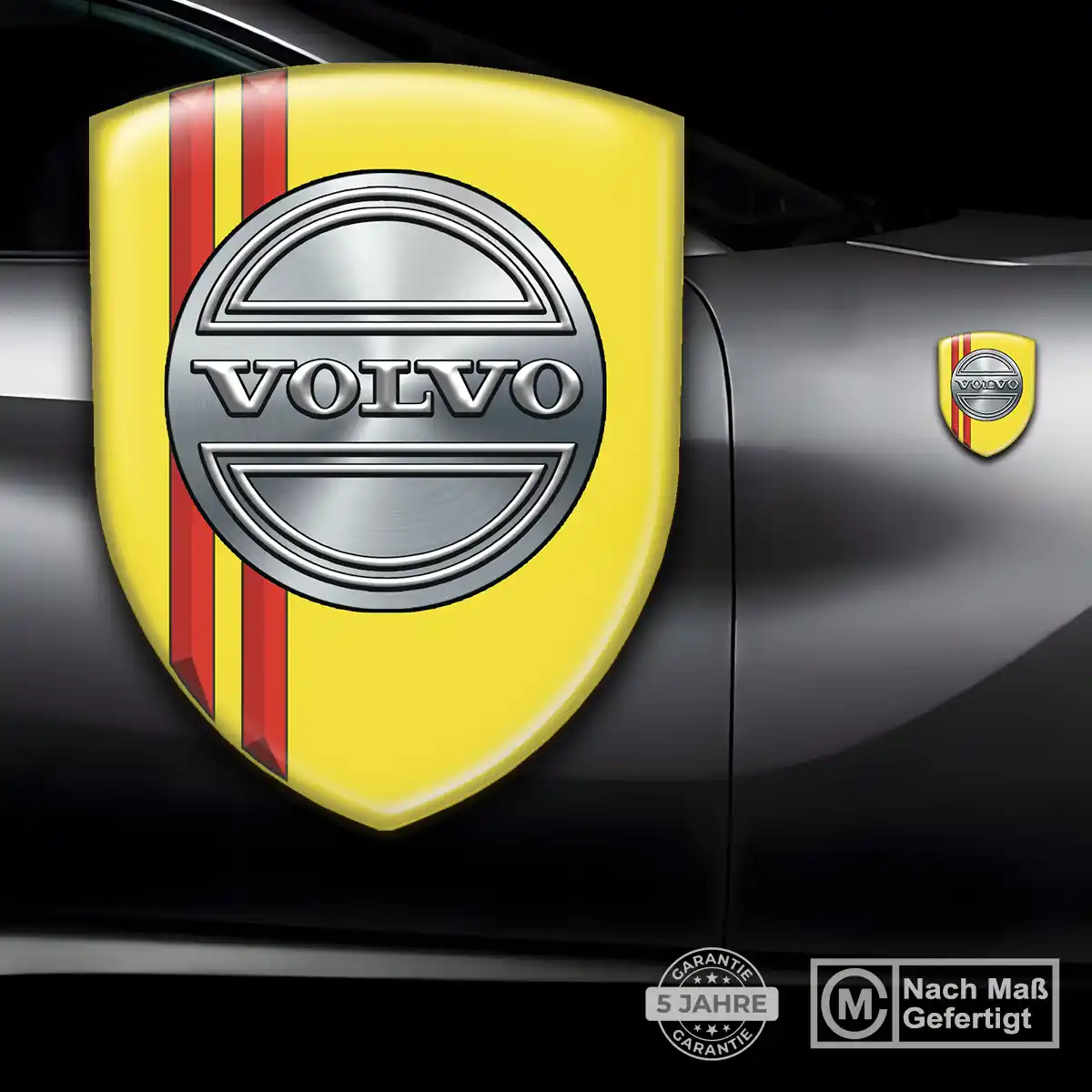 Volvo Silikon Aufkleber Auto Markenedition