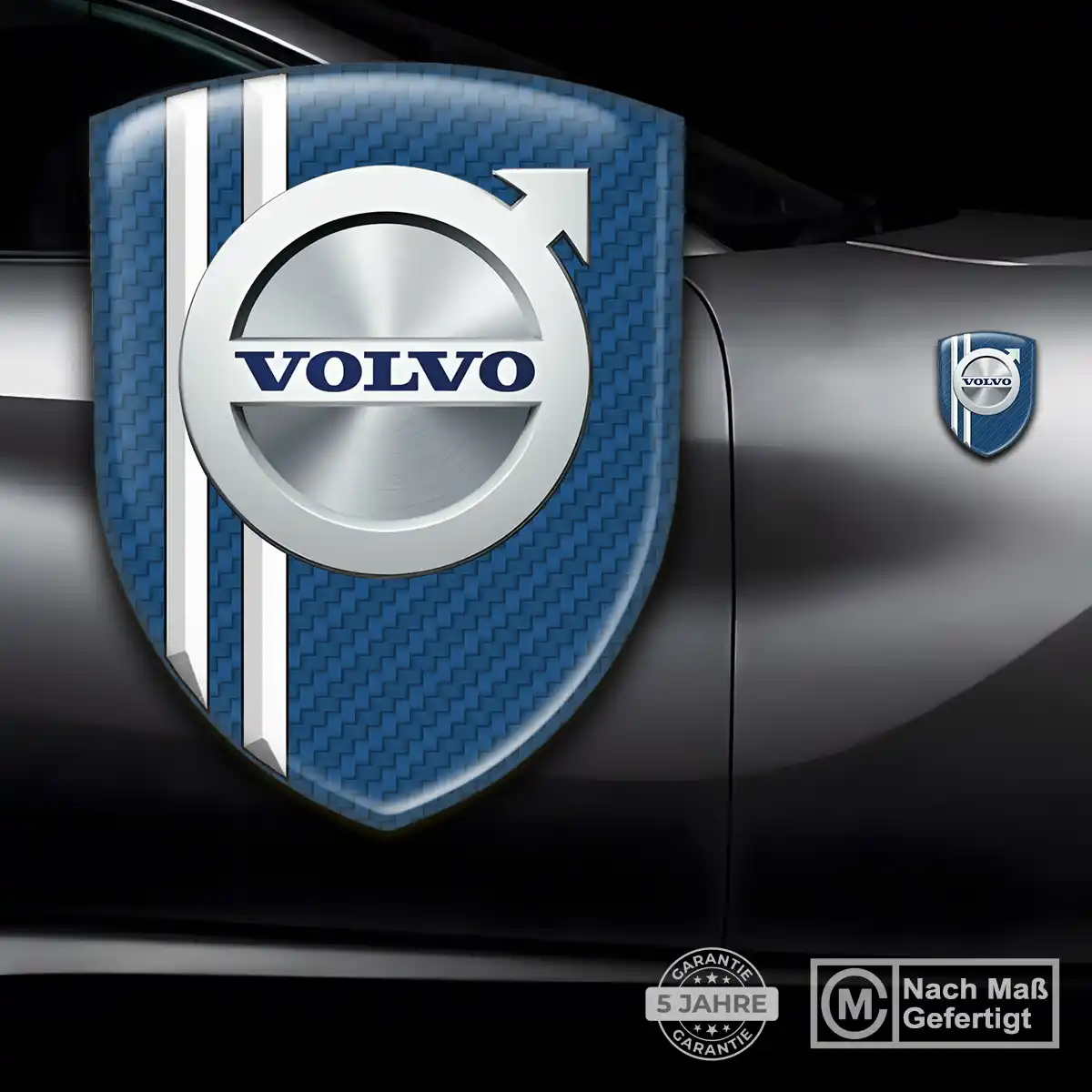 Volvo Silikon Aufkleber Auto Premiumqualität