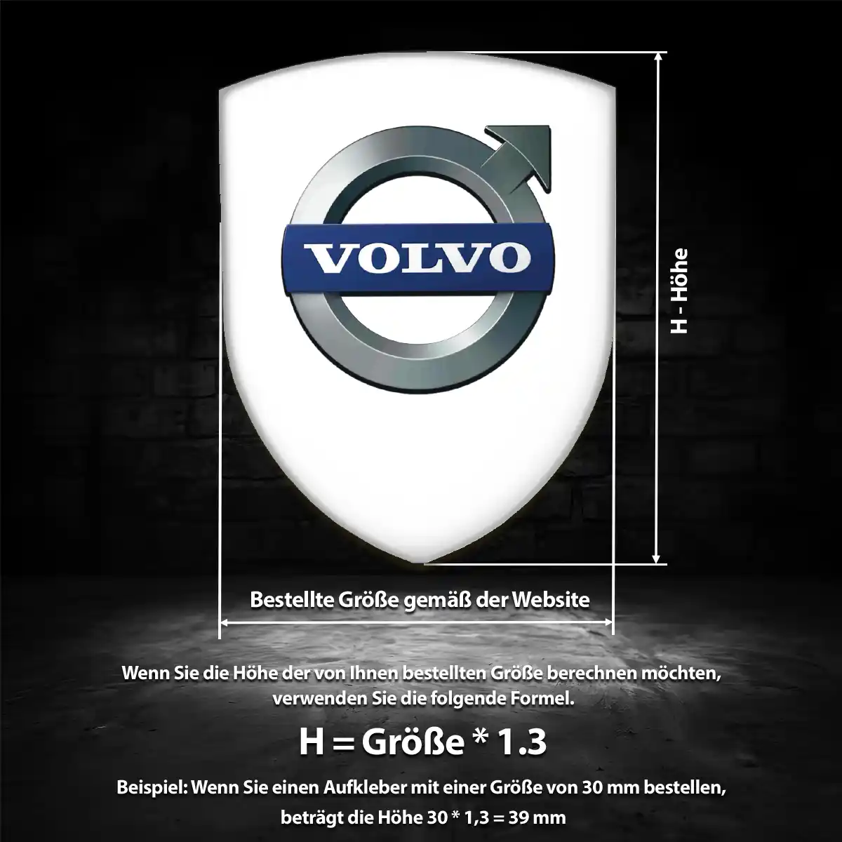 Volvo Silikon Aufkleber Embleme Anspruchsvolles Design