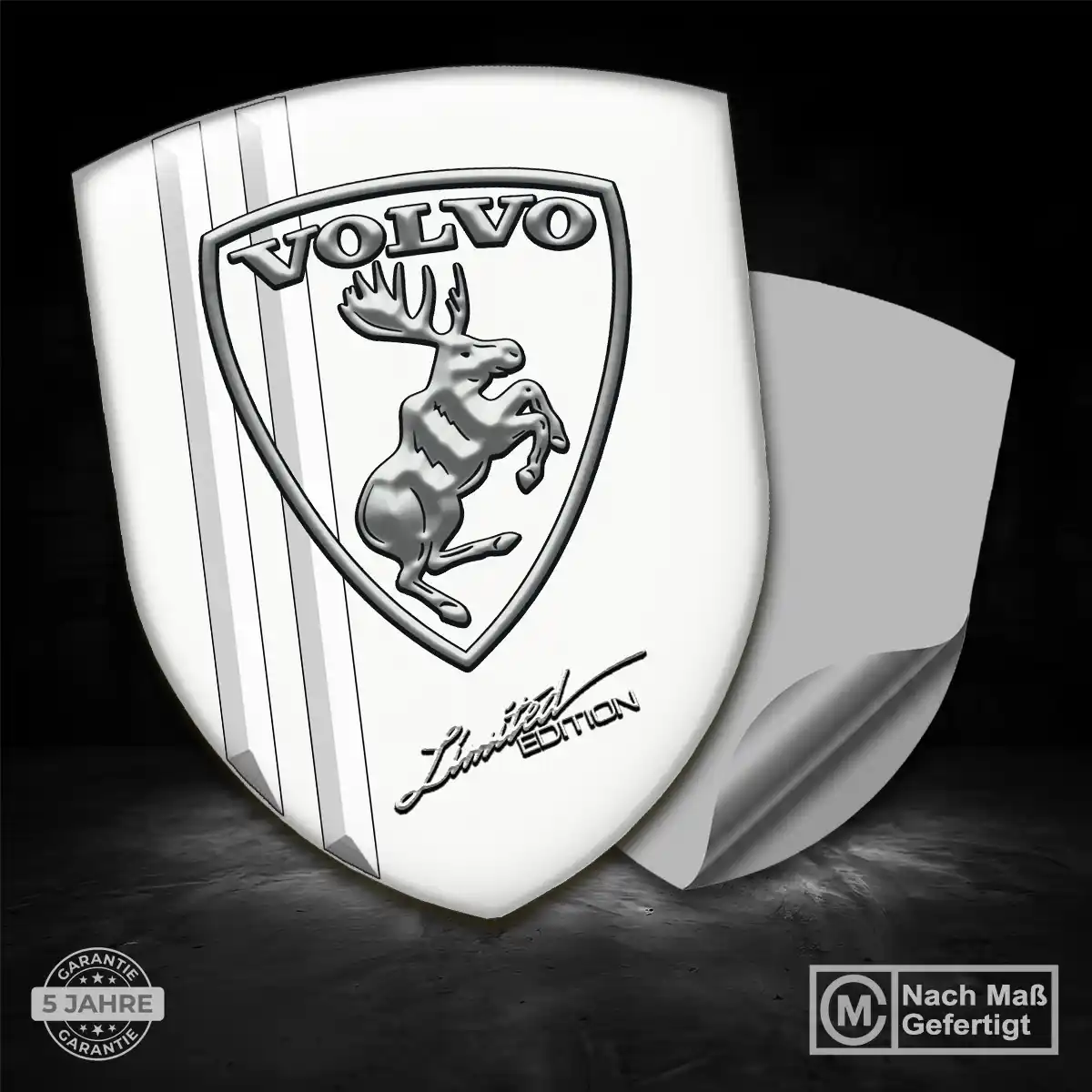Volvo Silikon Aufkleber Embleme Auto Limitierte Auflage