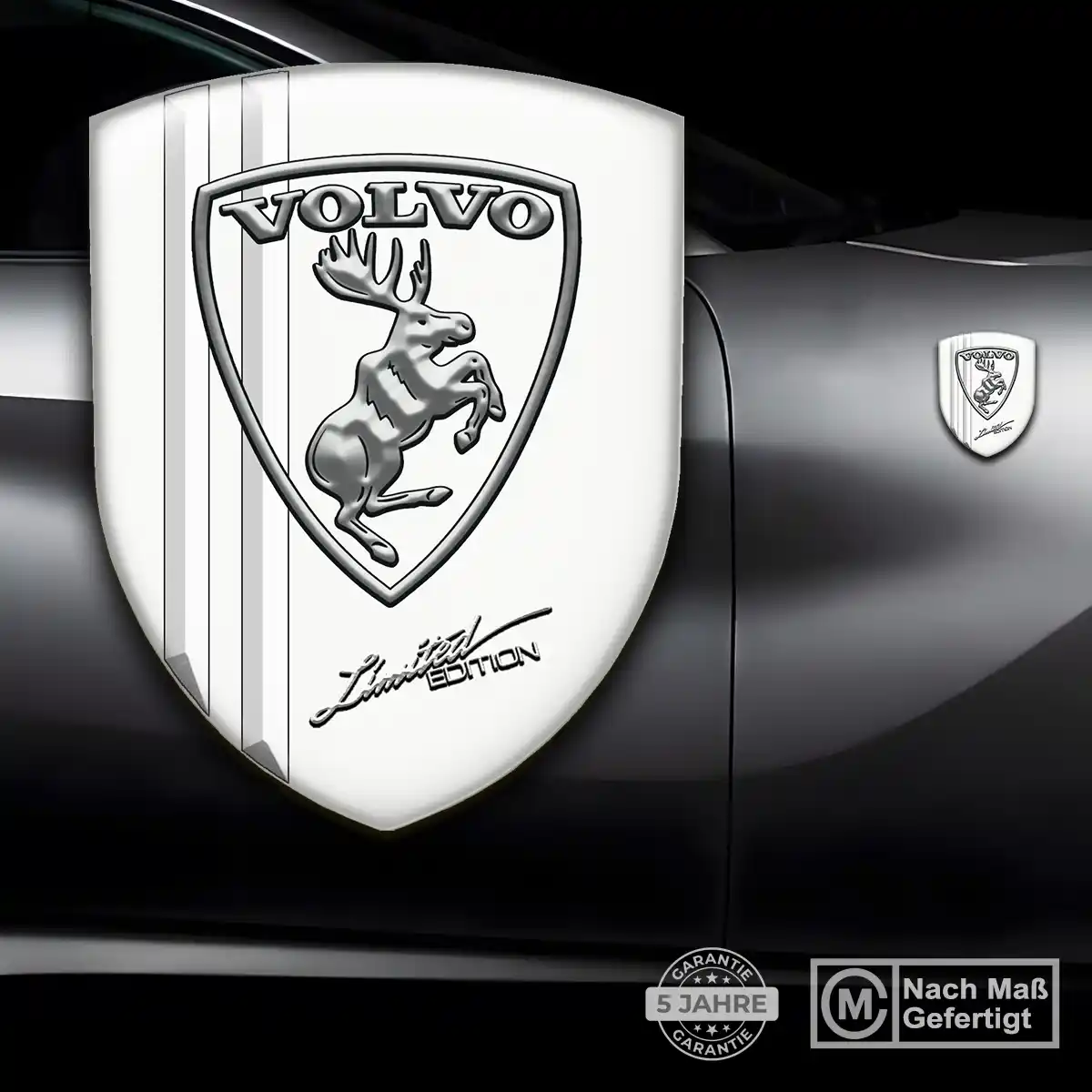 Volvo Silikon Aufkleber Embleme Auto Limitierte Auflage