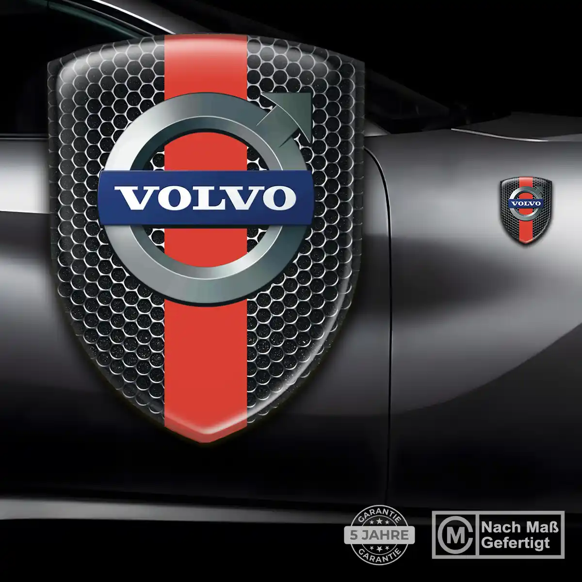 Volvo Silikon Aufkleber Embleme Auto Markenedition