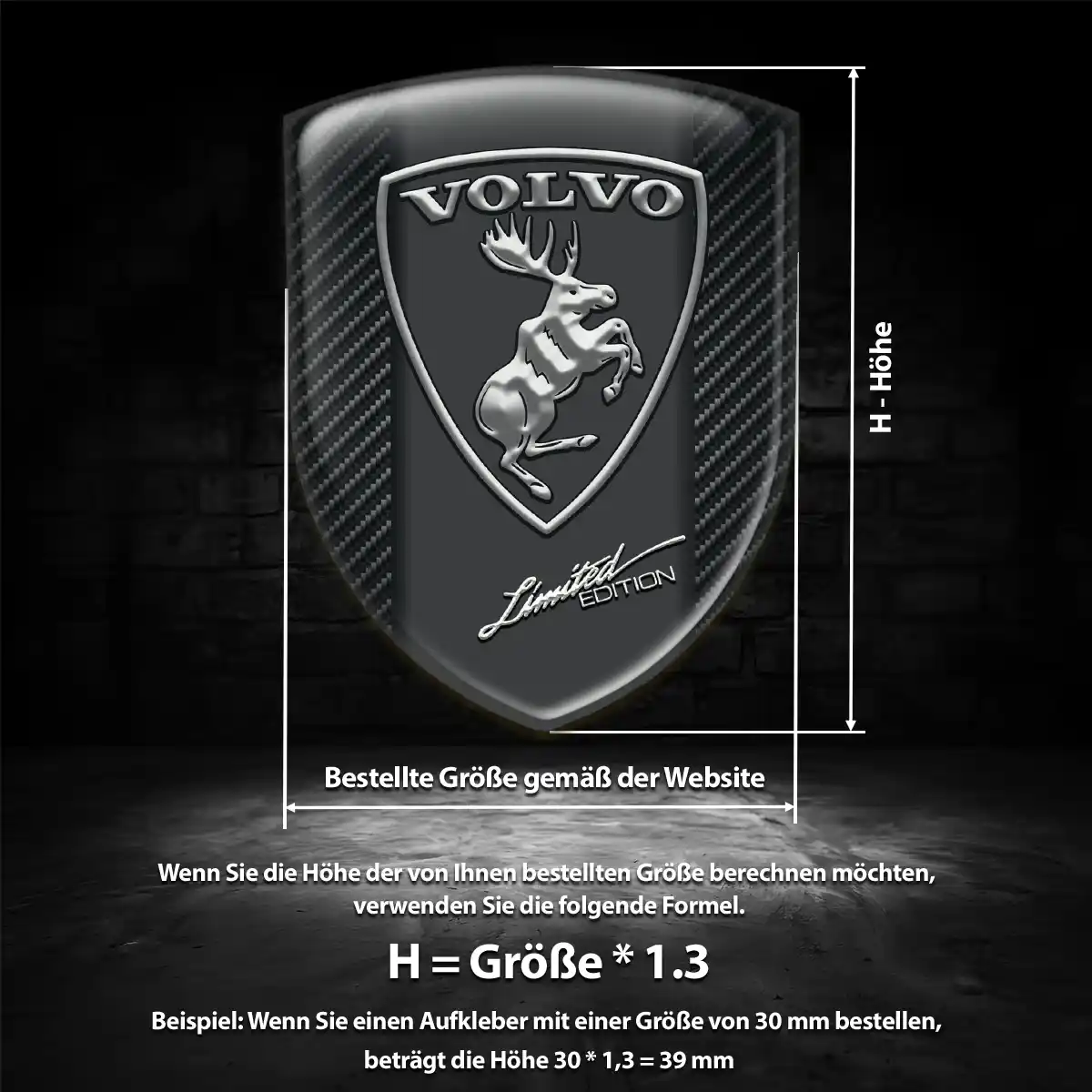 Volvo Silikon Aufkleber Embleme Auto Modernes Design