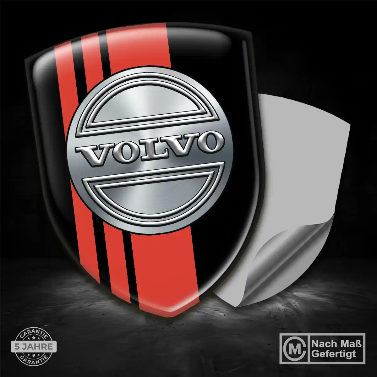 Volvo Silikon Aufkleber Embleme Auto Premiumqualität