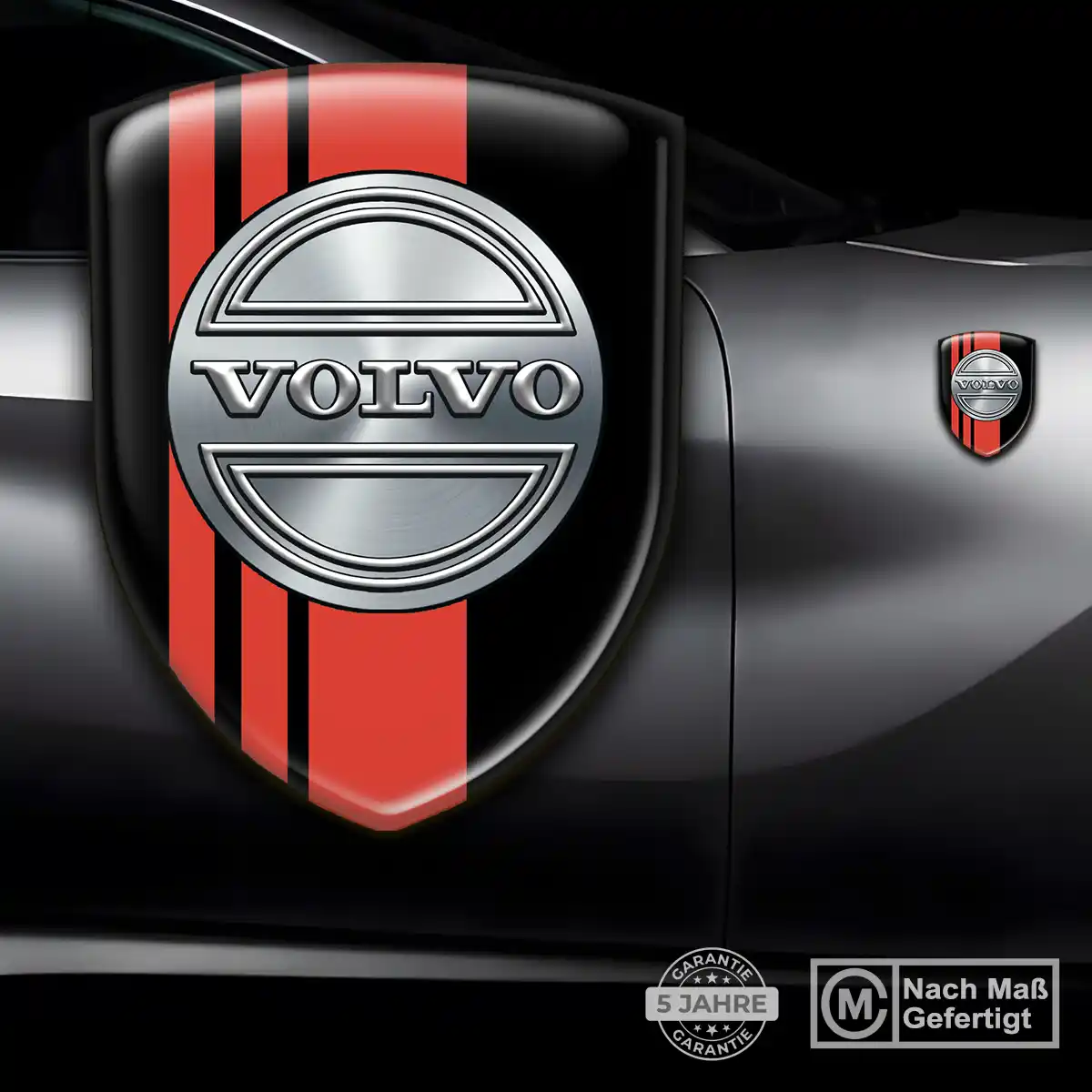 Volvo Silikon Aufkleber Embleme Auto Premiumqualität