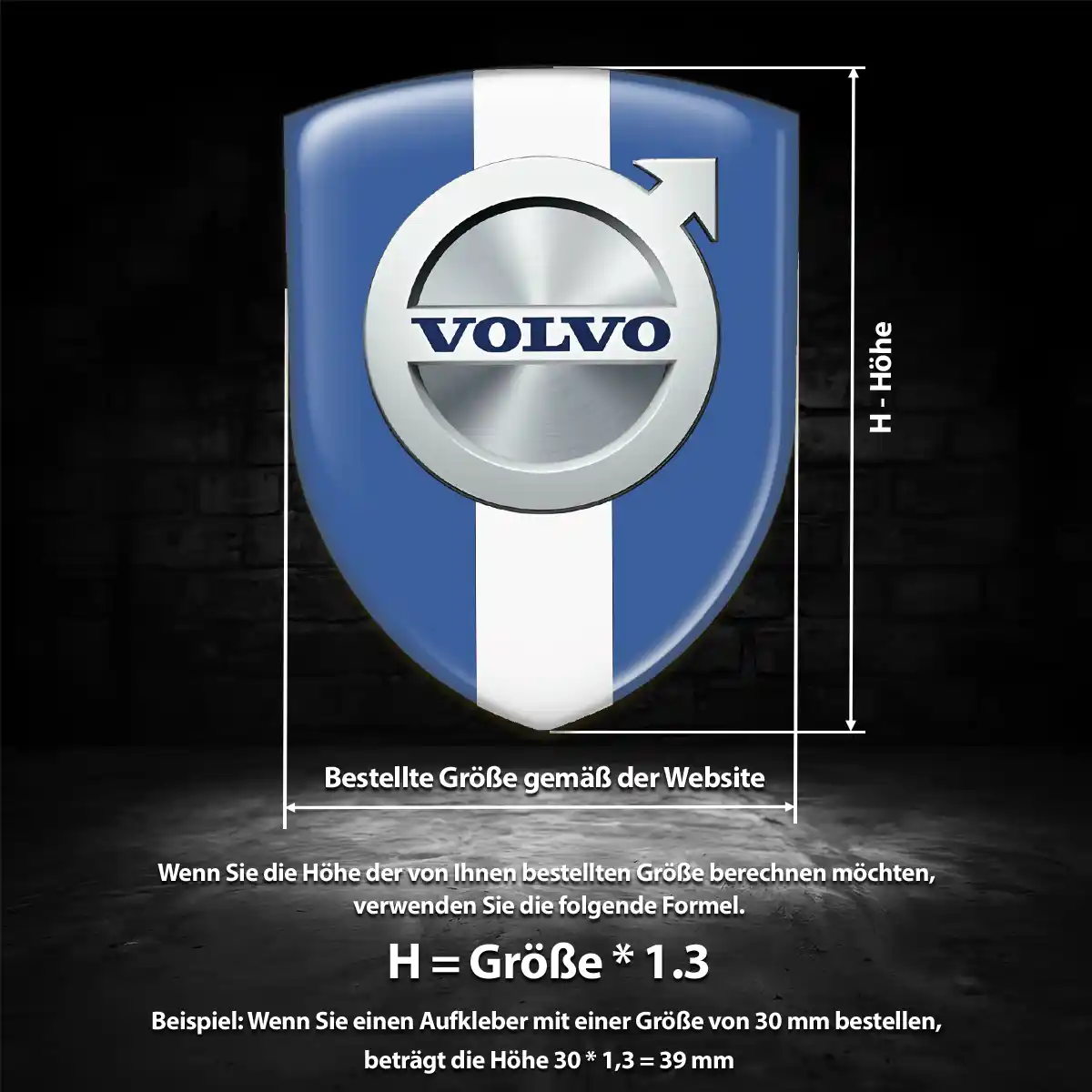 Volvo Silikon Aufkleber Embleme Auto Stilvolles Design