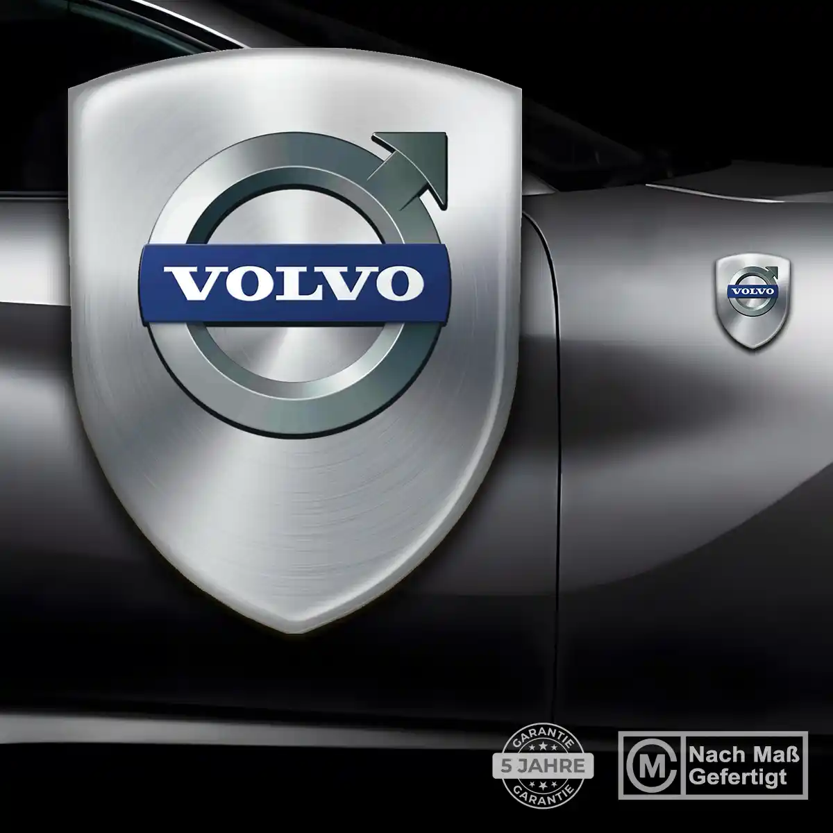 Volvo Silikon Aufkleber Embleme Auto Tuningfahrzeug
