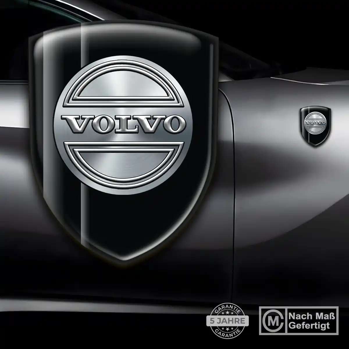 Volvo Silikon Aufkleber Embleme Edles Design
