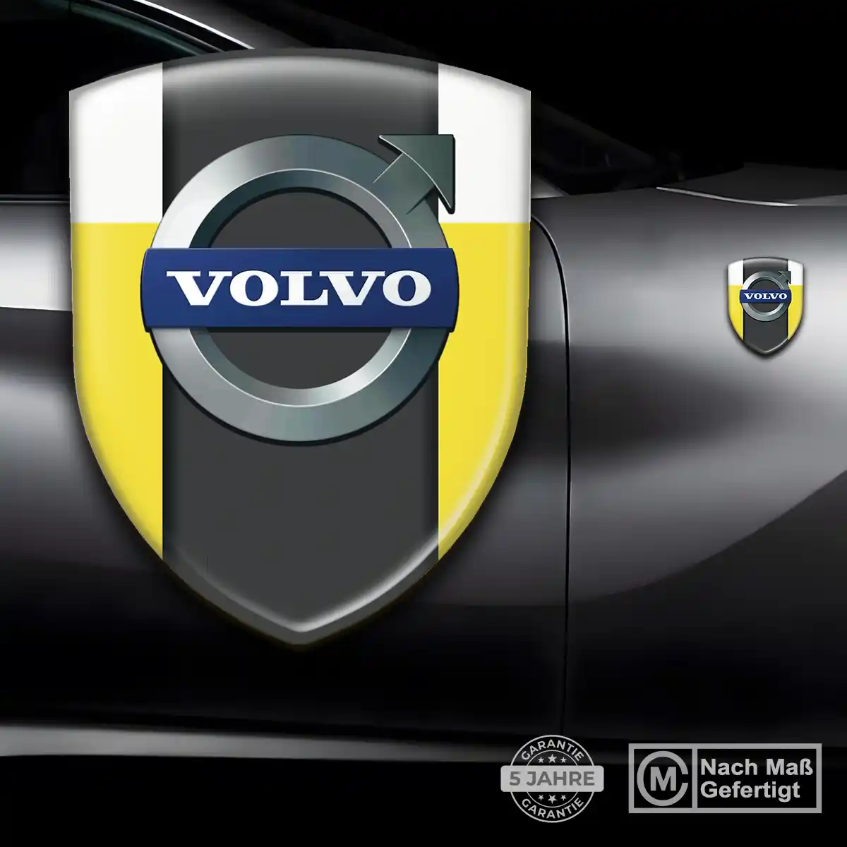Volvo Silikon Aufkleber Embleme Elegantes Design