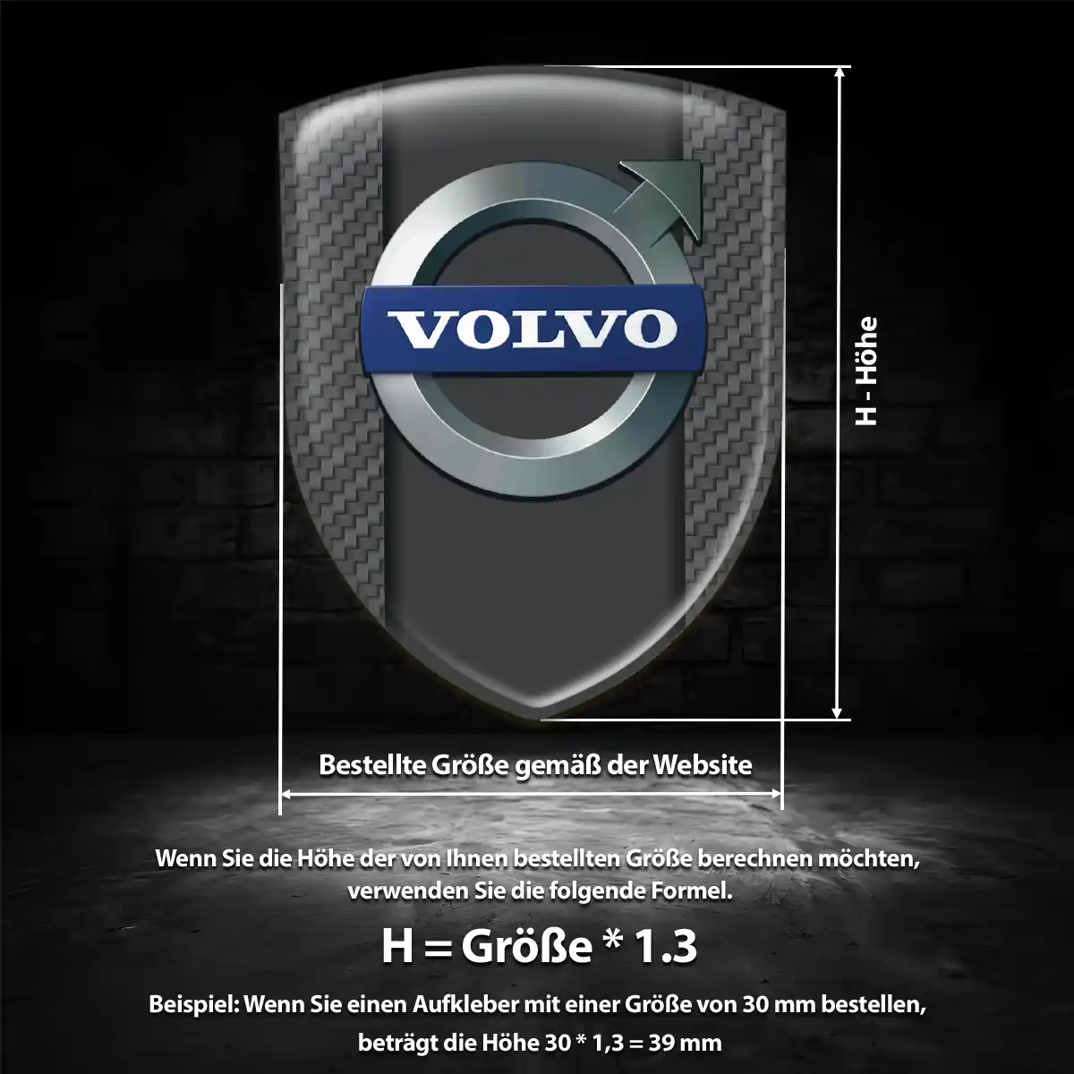 Volvo Silikon Aufkleber Embleme Limitierte Auflage