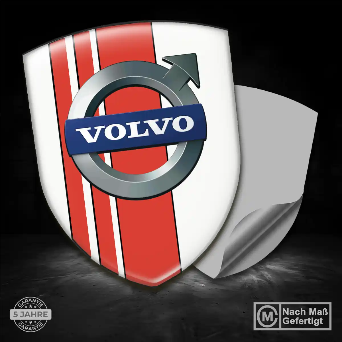 Volvo Silikon Aufkleber Exterieurdesign