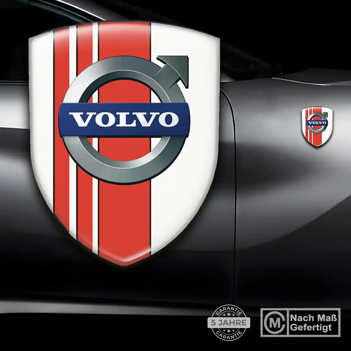 Volvo Silikon Aufkleber Exterieurdesign