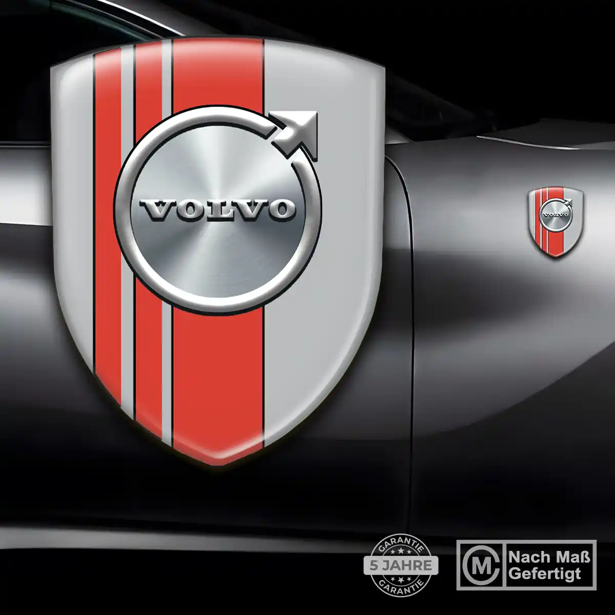 Volvo Silikon Aufkleber Wappen Anspruchsvolles Design