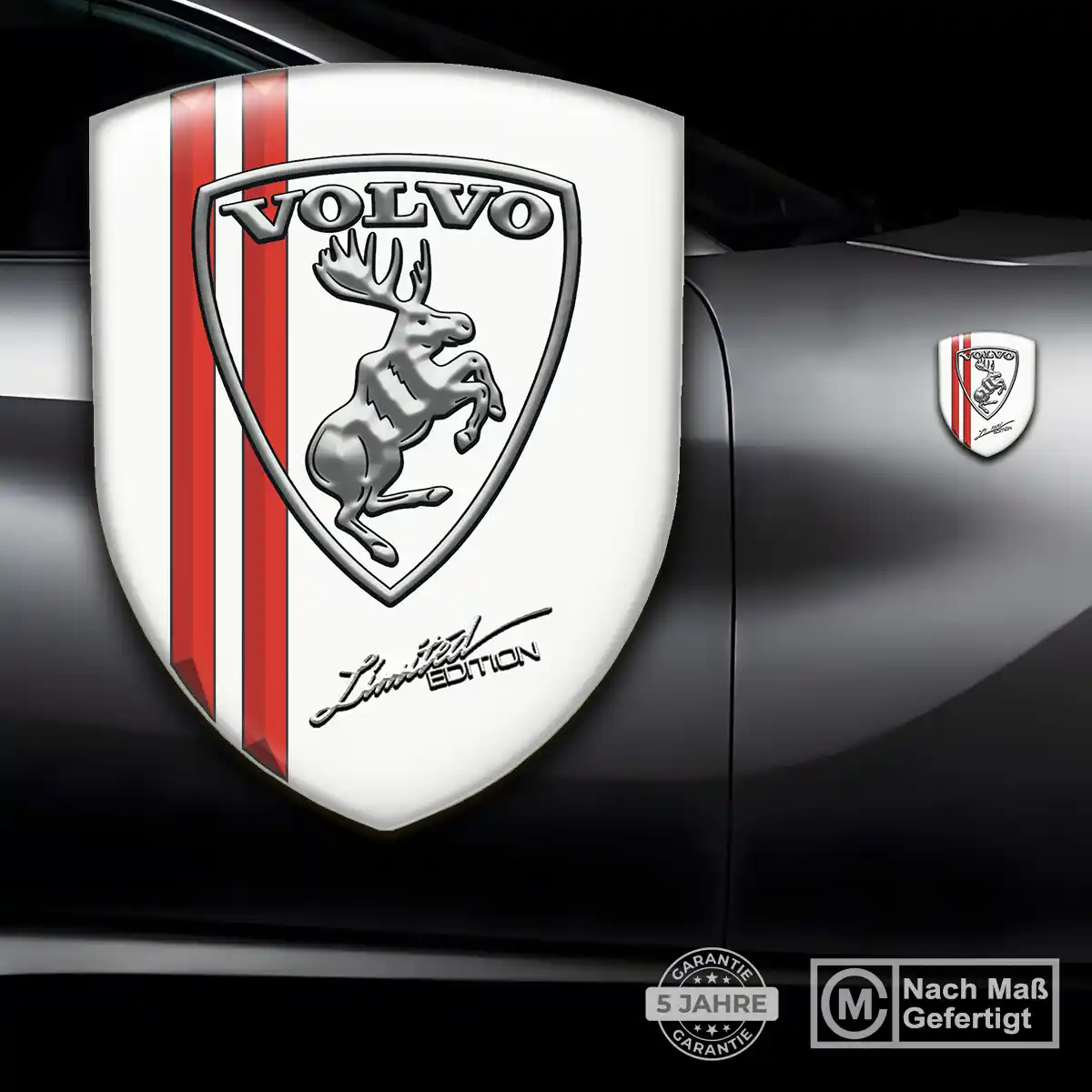 Volvo Silikon Aufkleber Wappen Ausdrucksstarkes Design