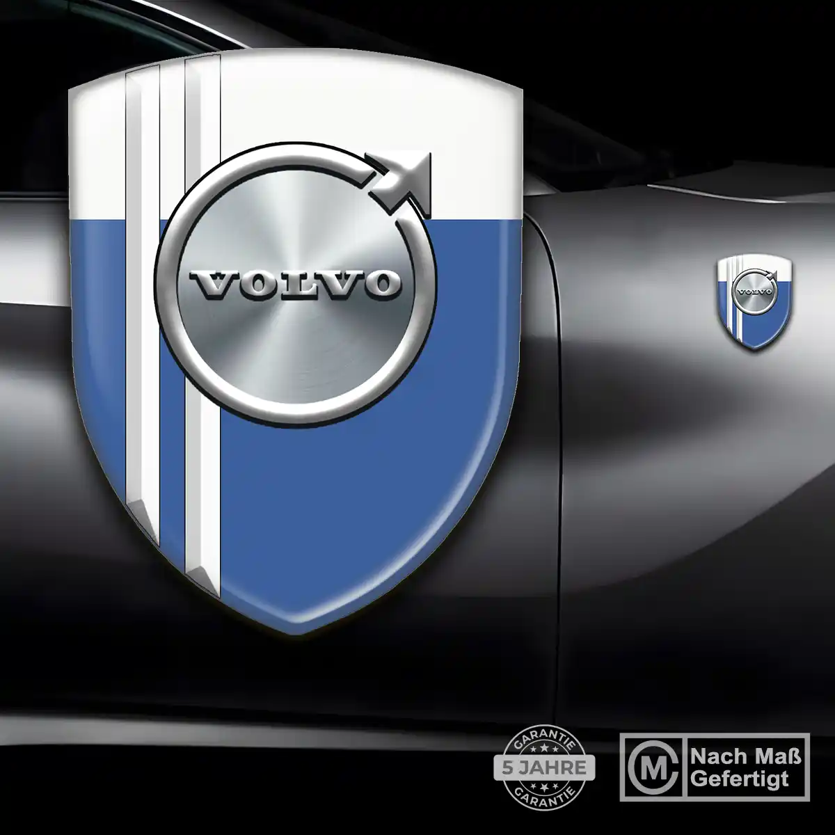 Volvo Silikon Aufkleber Wappen Auto Edles Design