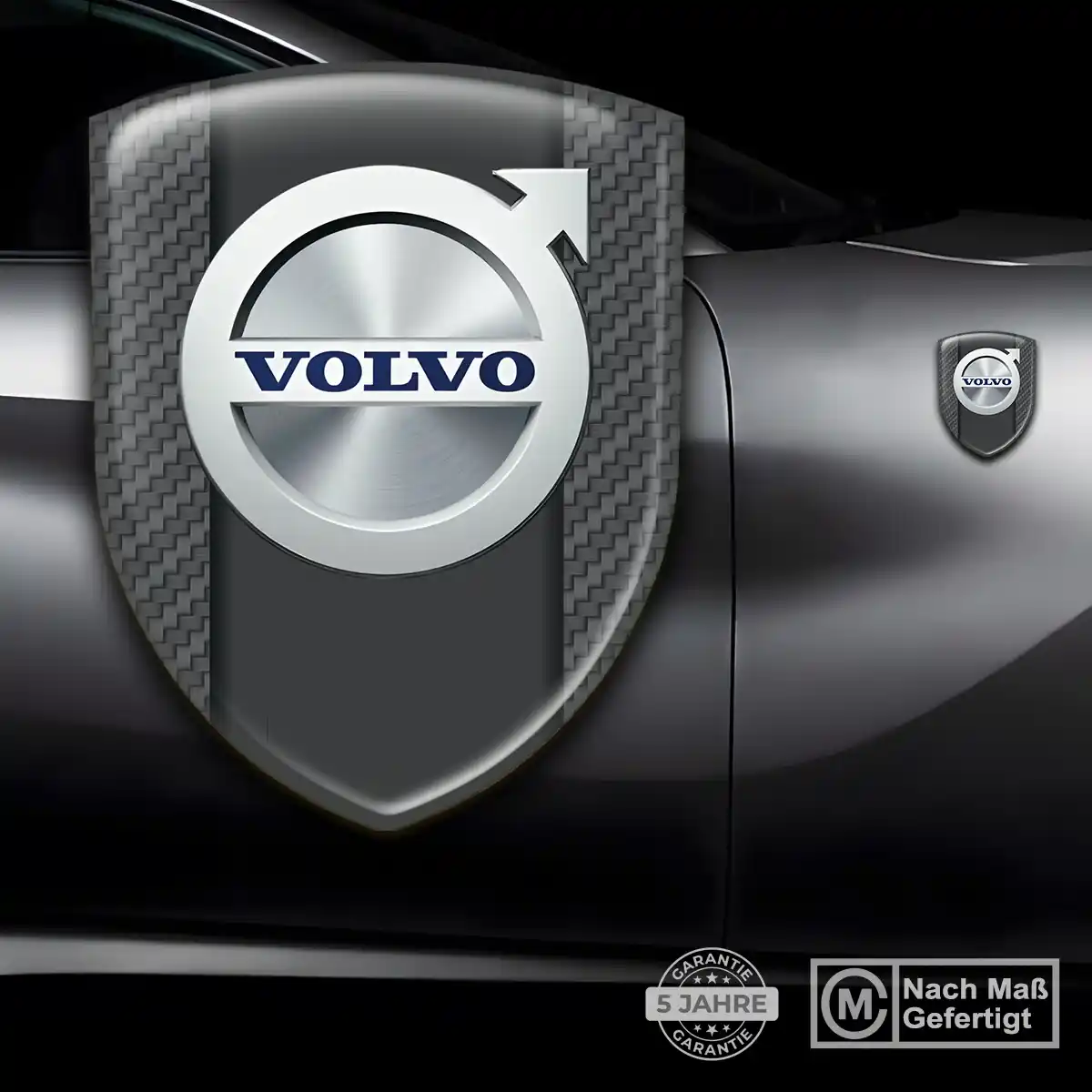 Volvo Silikon Aufkleber Wappen Auto Elegantes Design
