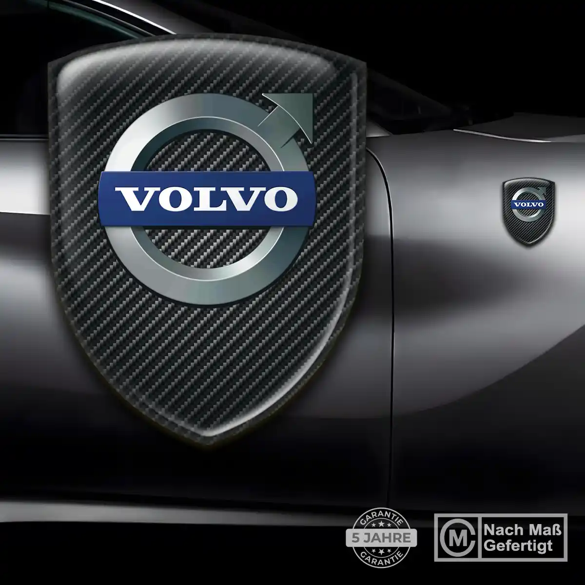 Volvo Silikon Aufkleber Wappen Auto Hochwertiges Harz