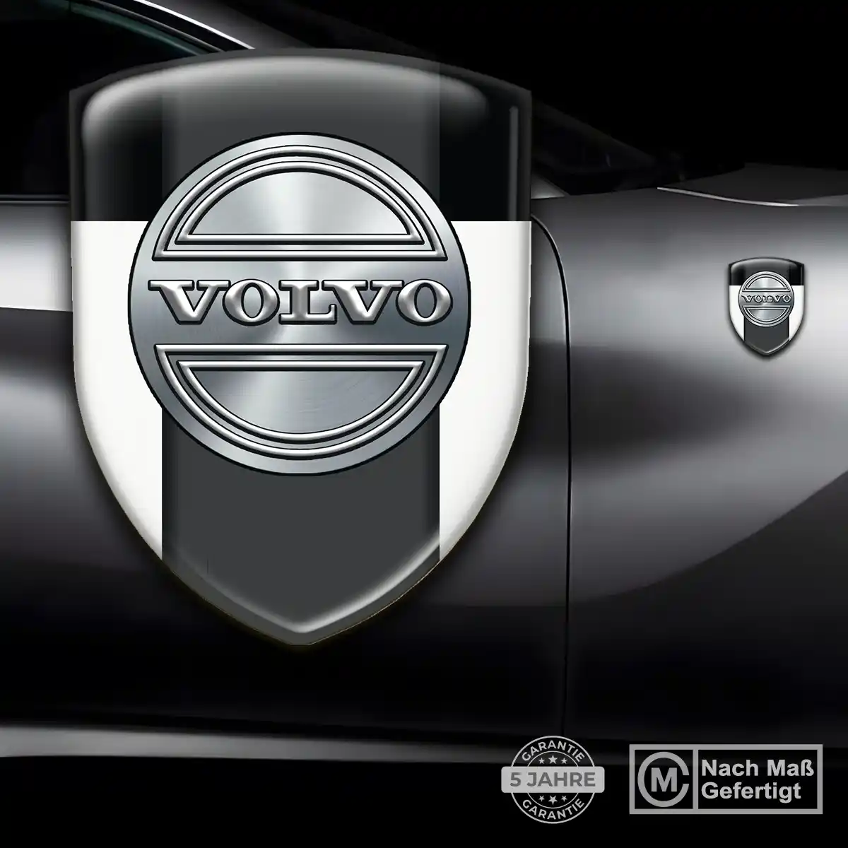 Volvo Silikon Aufkleber Wappen Auto Luxus-Edition