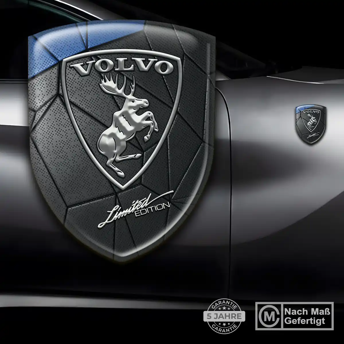Volvo Silikon Aufkleber Wappen Auto Premium-Edition
