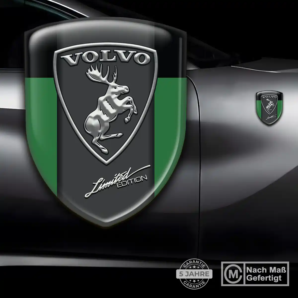Volvo Silikon Aufkleber Wappen Auto Premiumqualität