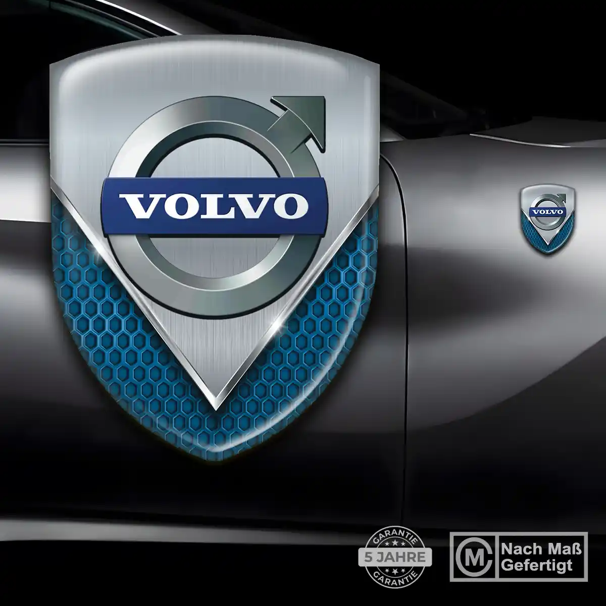 Volvo Silikon Aufkleber Wappen Auto Stilvolles Design