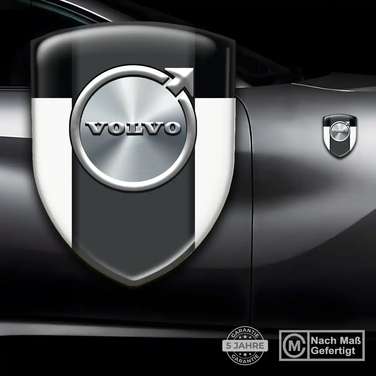 Volvo Silikon Aufkleber Wappen Auto Tuningfahrzeug