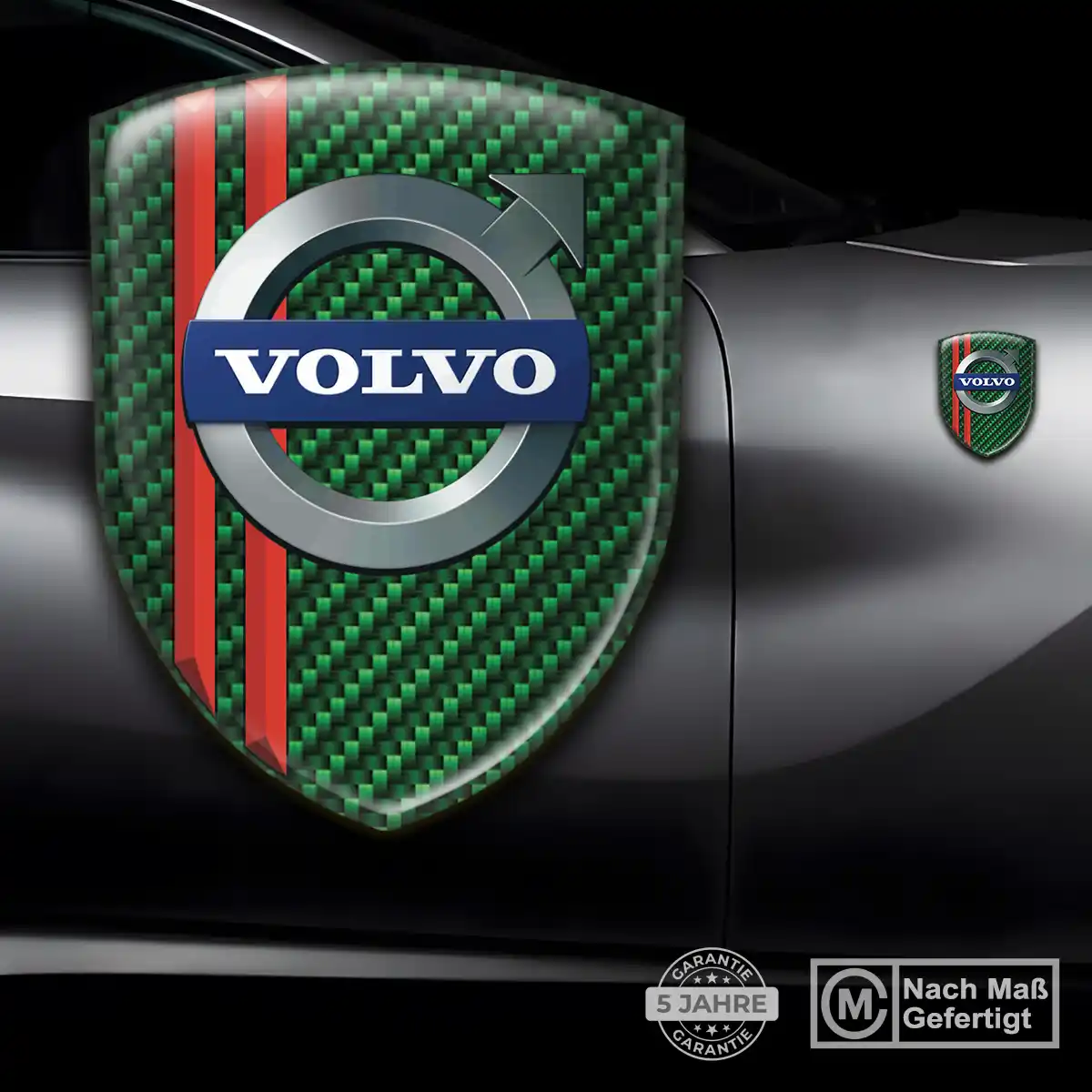 Volvo Silikon Aufkleber Wappen Exterieurdesign
