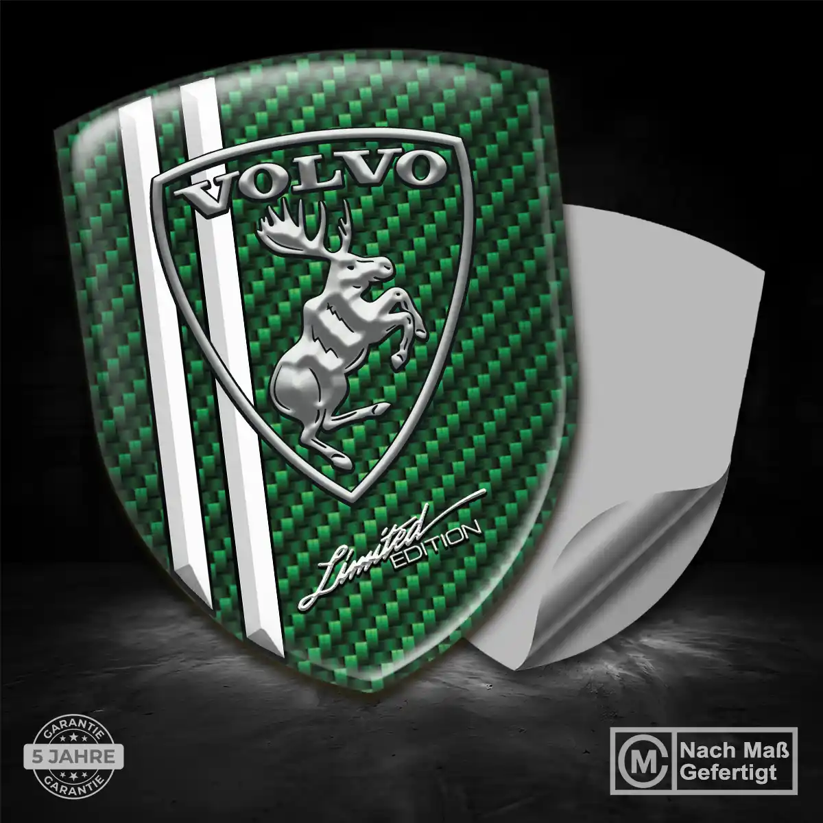Volvo Silikon Aufkleber Wappen Interieurdesign