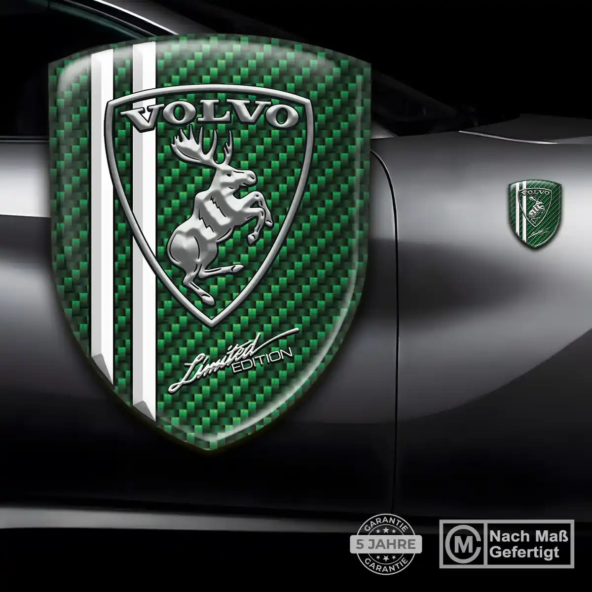 Volvo Silikon Aufkleber Wappen Interieurdesign