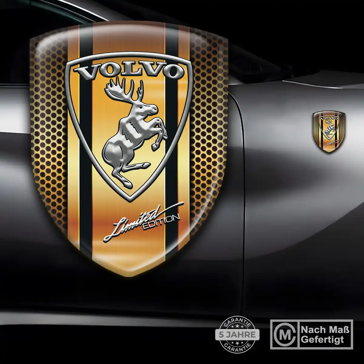 Volvo Wappen Aufkleber Auto Hochwertiges Harz