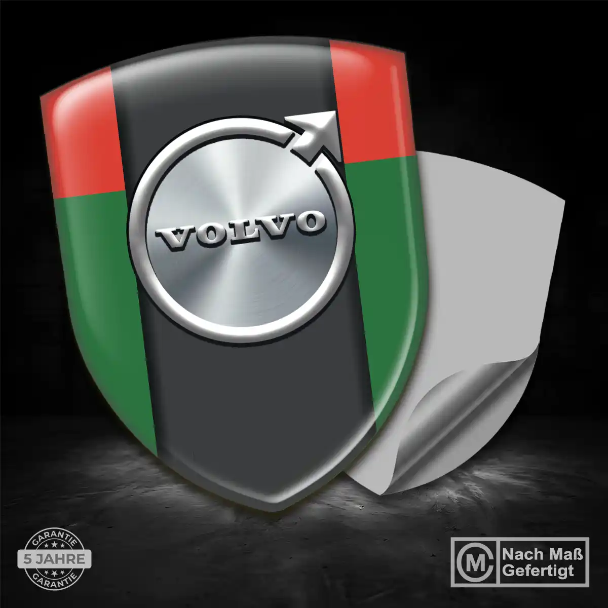 Volvo Wappen Aufkleber Auto Premium-Edition