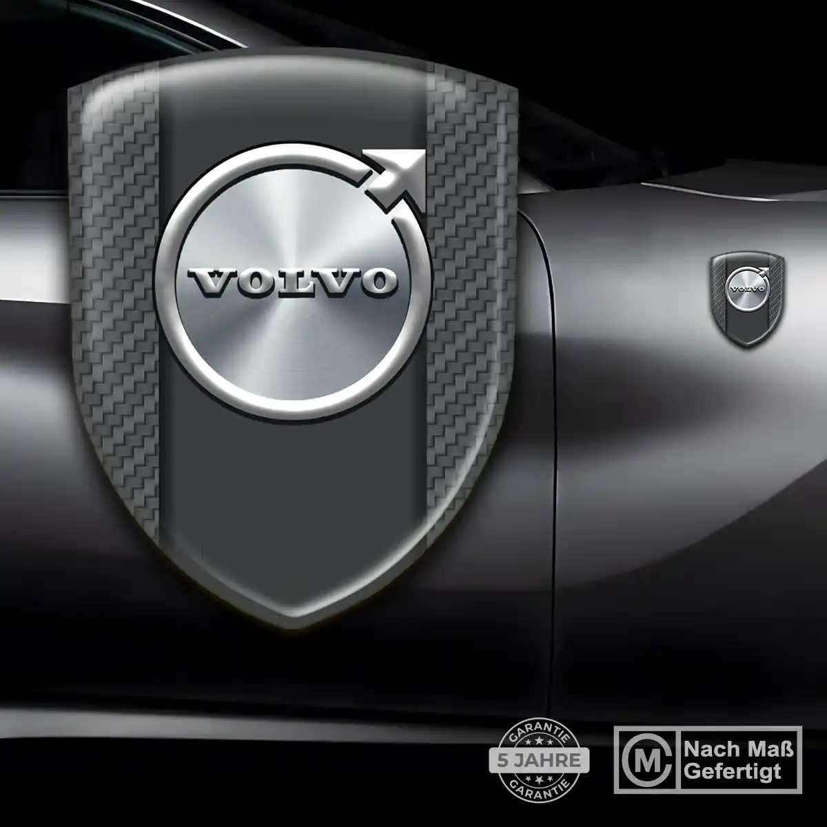 Volvo Wappen Aufkleber Emblem Auto Hochwertiges Harz
