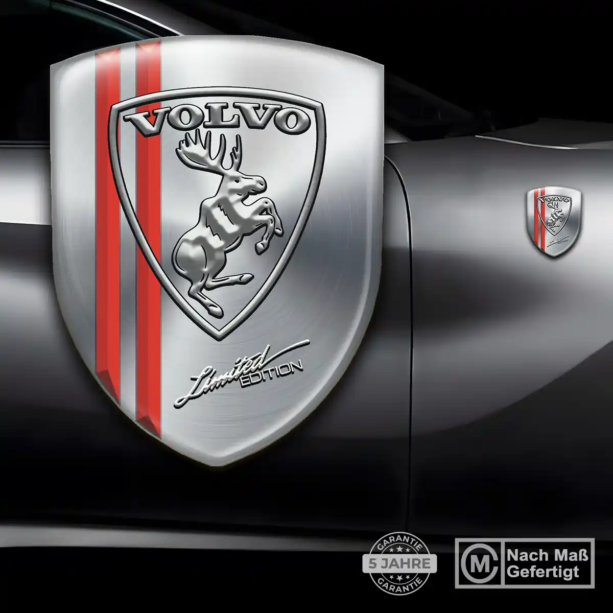 Volvo Wappen Aufkleber Emblem Edles Design