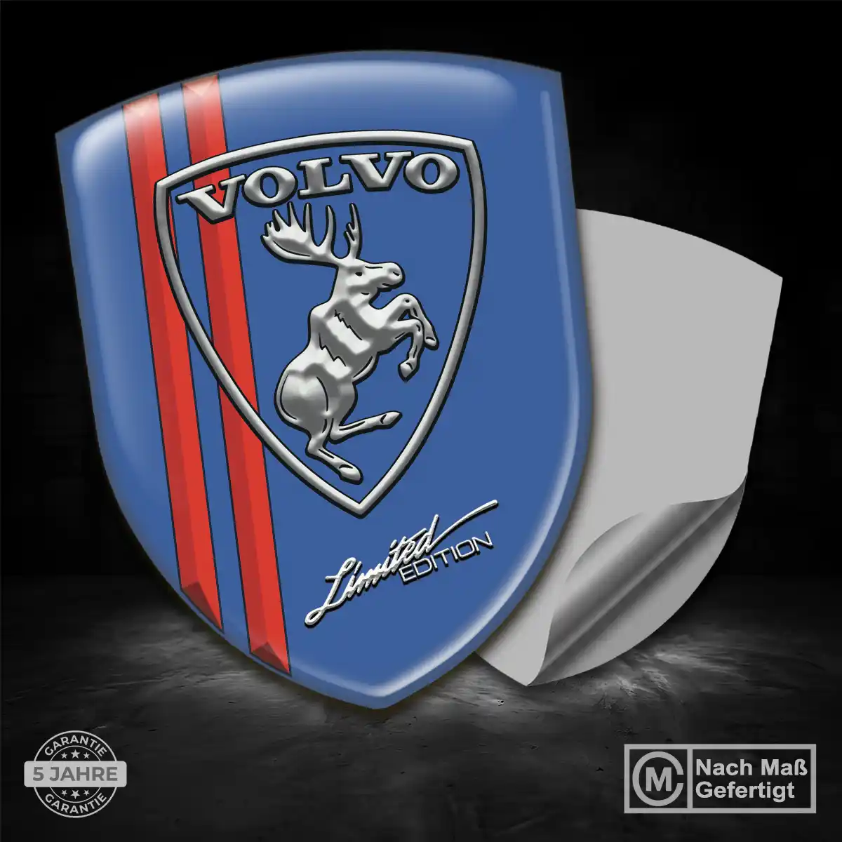 Volvo Wappen Aufkleber Emblem Elegantes Design