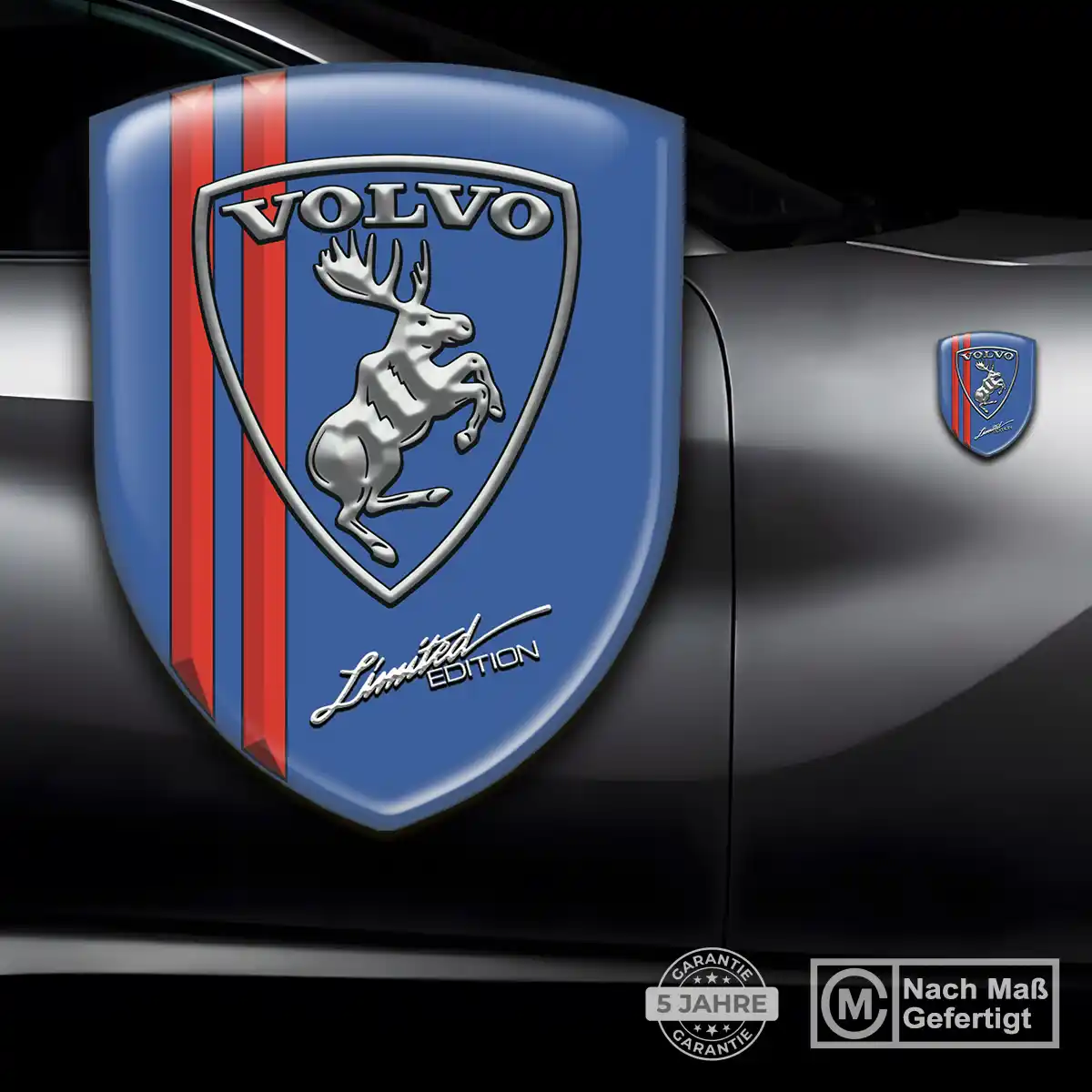 Volvo Wappen Aufkleber Emblem Elegantes Design