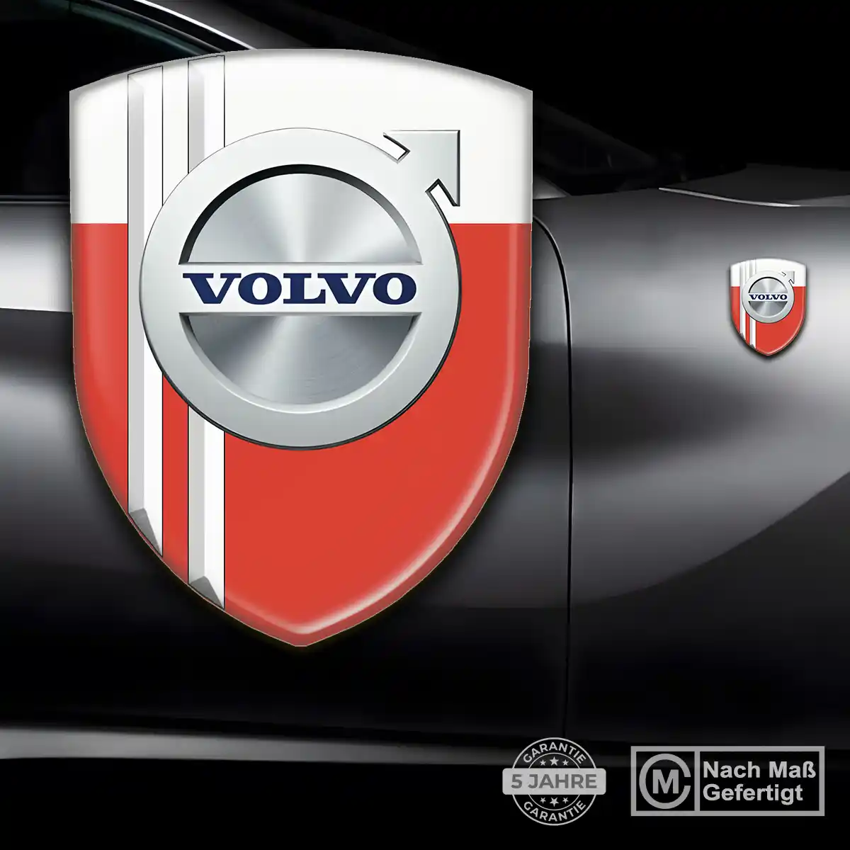 Volvo Wappen Aufkleber Emblem Exterieurdesign