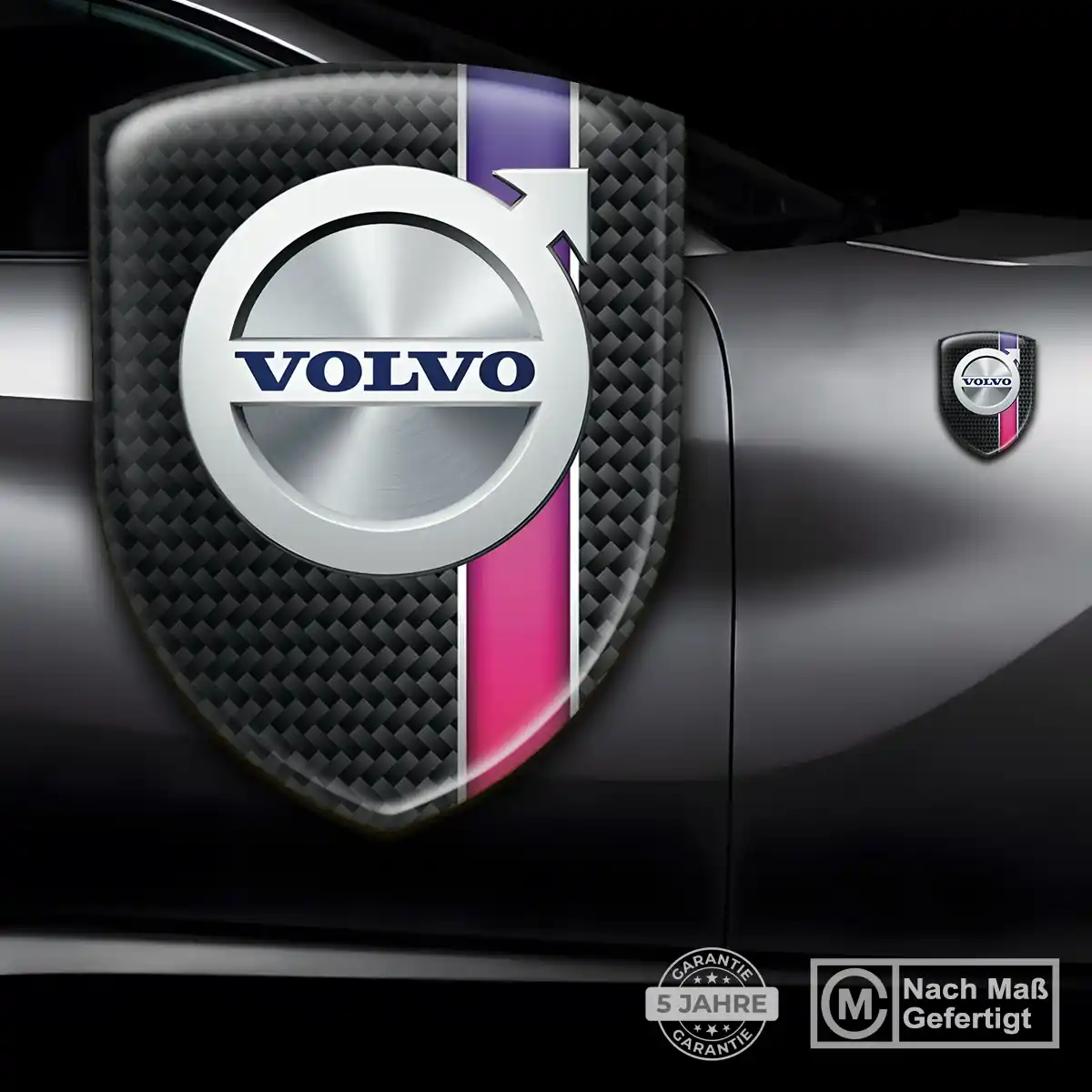 Volvo Wappen Aufkleber Emblem Interieurdesign