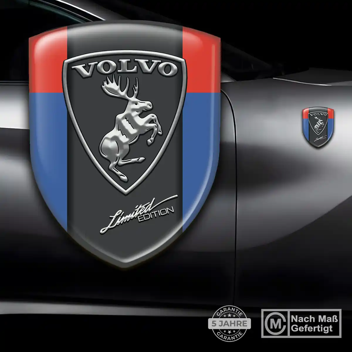 Volvo Wappen Aufkleber Emblem Stilvolles Design