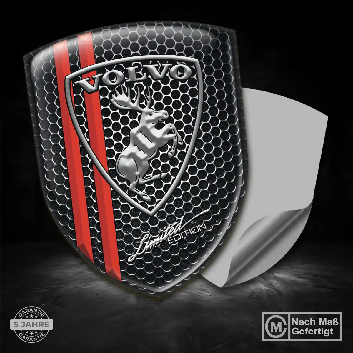 Volvo Wappen Aufkleber Markenedition