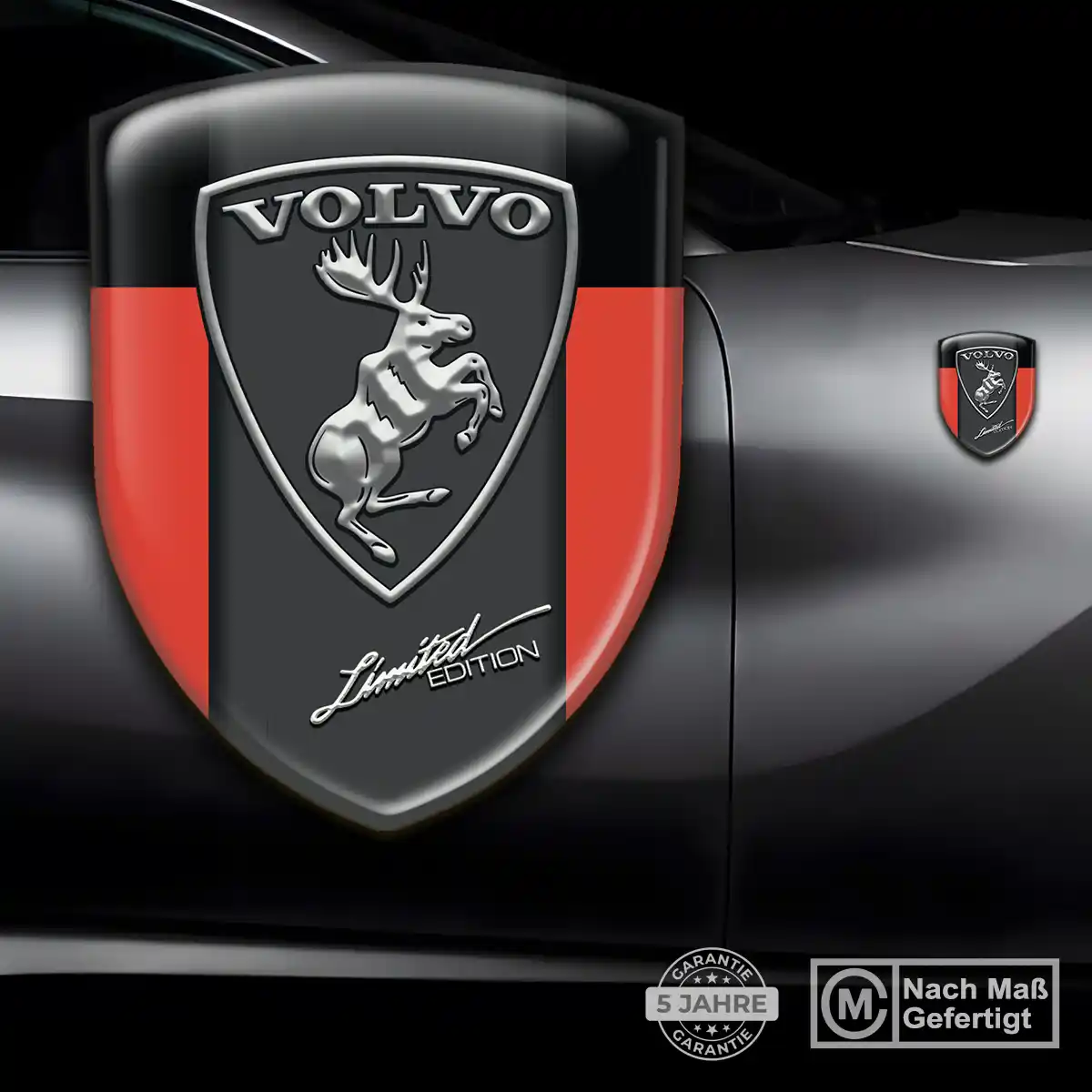 Volvo Wappen Aufkleber Premiumqualität