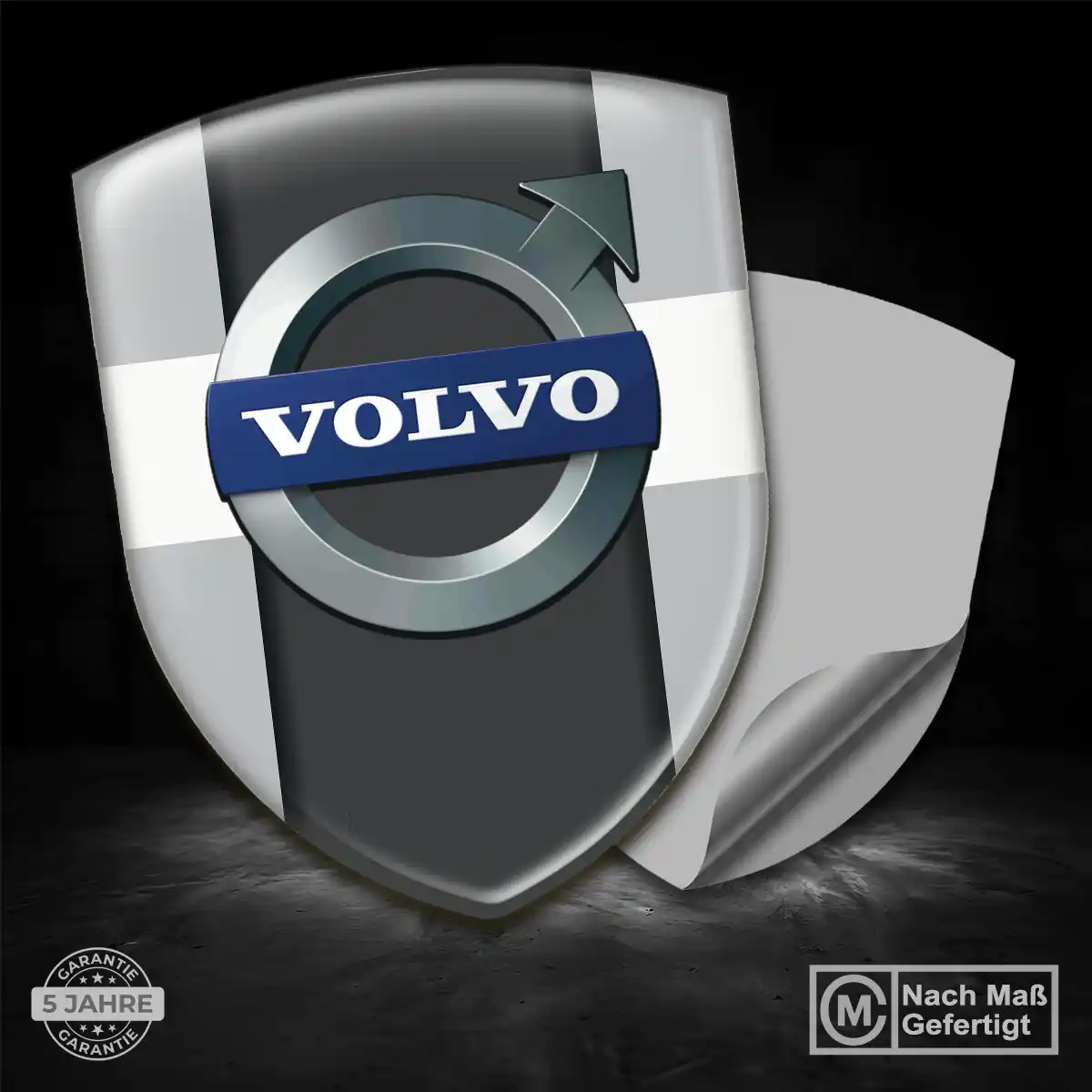 Volvo Wappen Aufkleber Stilvolles Design