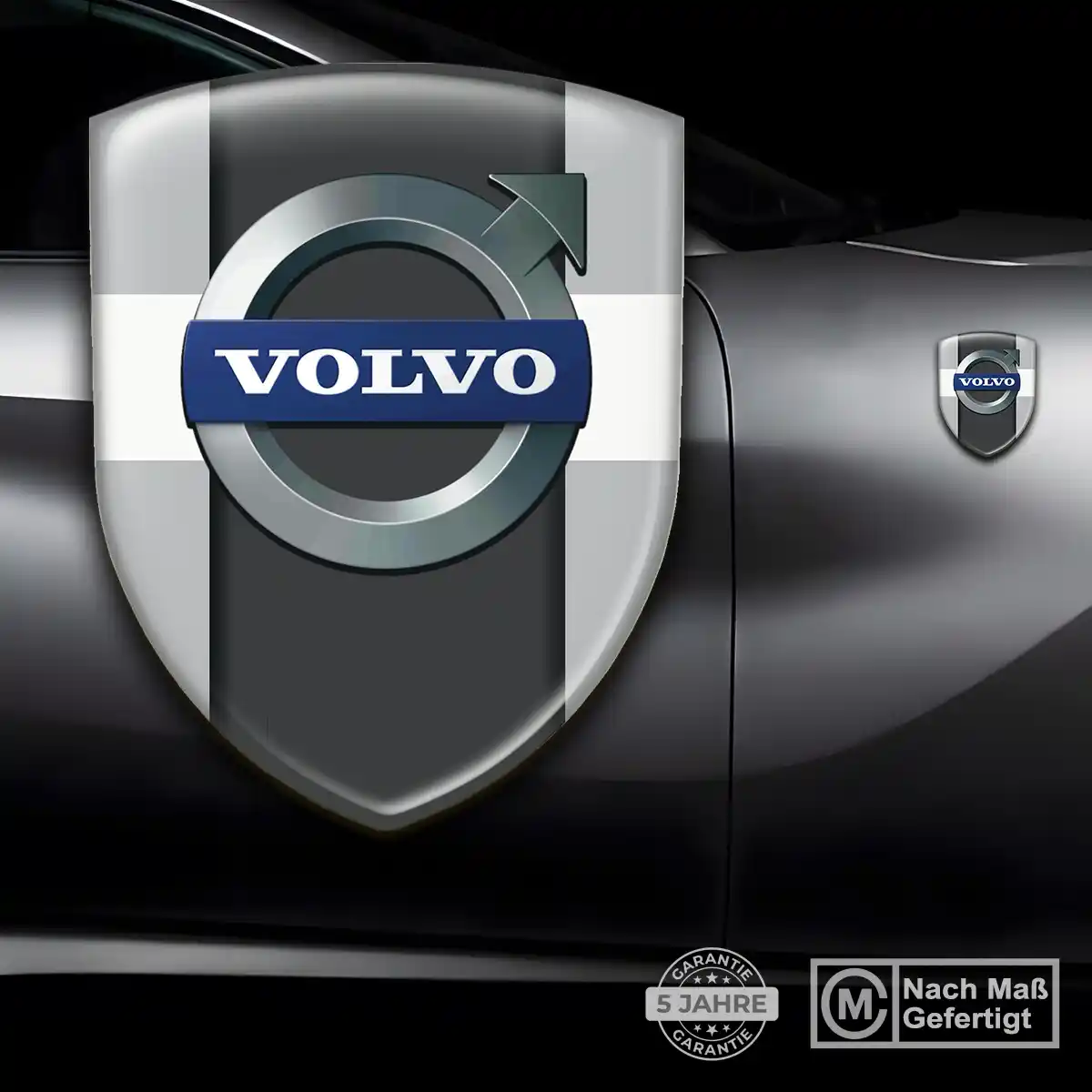Volvo Wappen Aufkleber Stilvolles Design