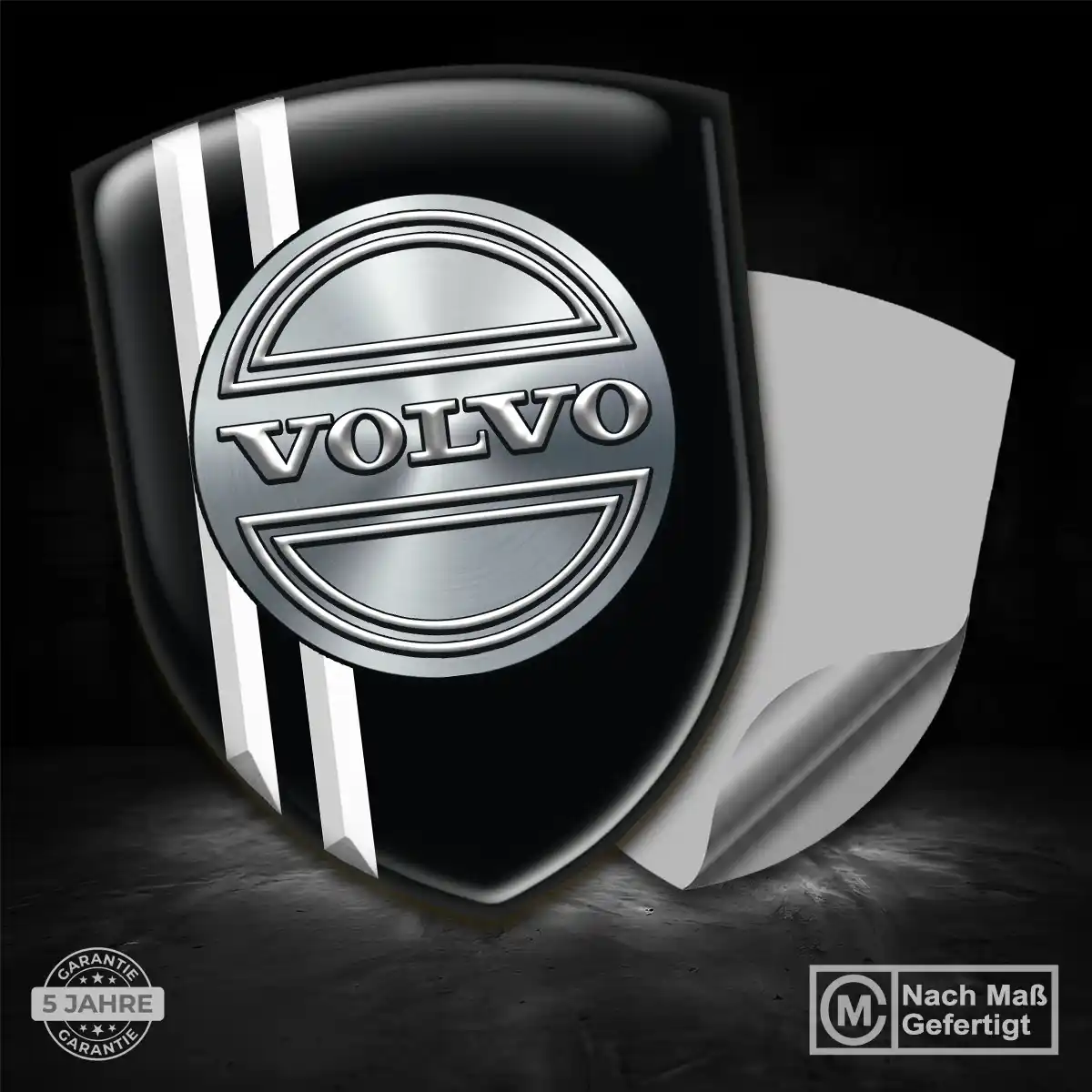 Volvo Wappen Emblem Aufkleber Auto Edles Design