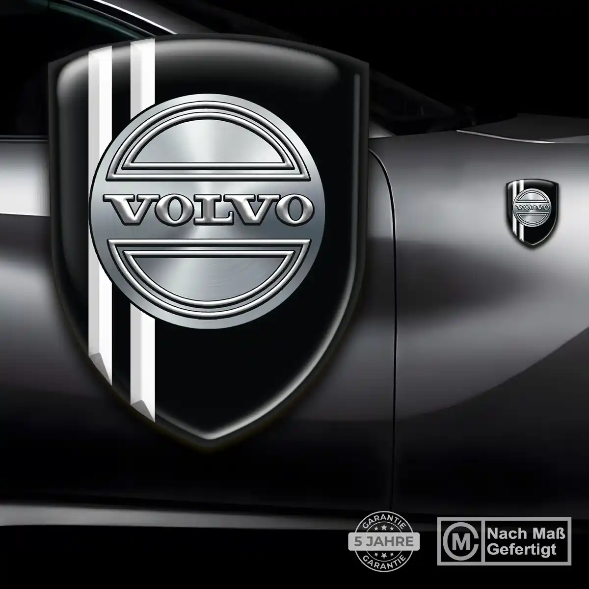 Volvo Wappen Emblem Aufkleber Auto Edles Design