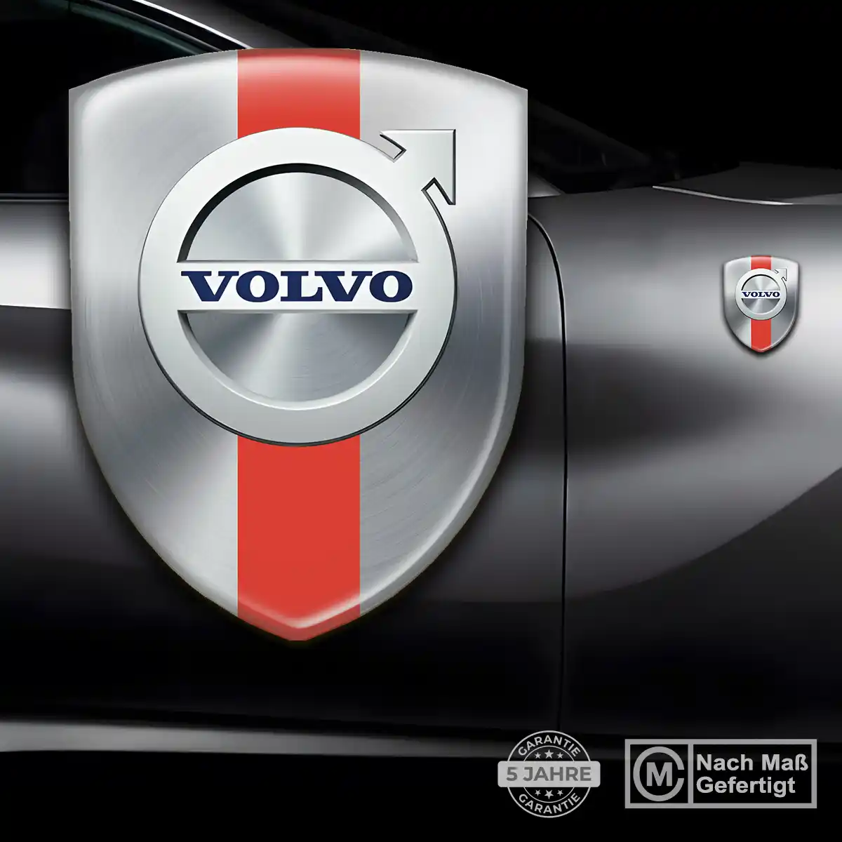 Volvo Wappen Emblem Aufkleber Auto Exterieurdesign